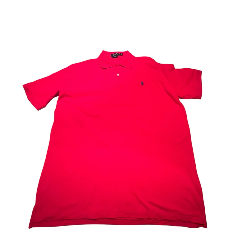 Polo by Ralph Lauren Red Polo Shirt XXL Custom Slim Fit